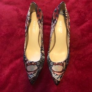 2/$40 item. Nine West satiny pumps. Sz 7.5